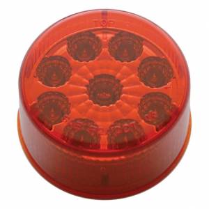UNITED PACIFIC - UNITED PACIFIC - 38850BRK - KIT DE LUZ REFLECTORA REDONDA DE 9 LED DE 2" (LIQUIDACIÓN/MARCADOR) - LED ROJO/LEENTE ROJA - Image 2