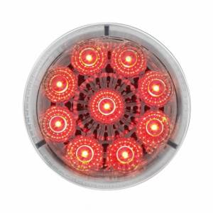 UNITED PACIFIC - 38852 - LUZ REFLECTOR REDONDA DE 9 LED DE 2" (LIQUIDACIÓN/MARCADOR) - LED ROJO/LENTE TRANSPARENTE