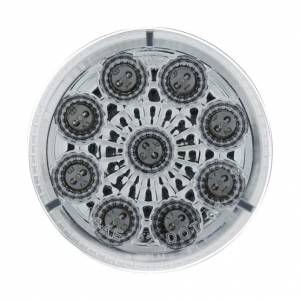 UNITED PACIFIC - UNITED PACIFIC - 38852 - LUZ REFLECTOR REDONDA DE 9 LED DE 2" (LIQUIDACIÓN/MARCADOR) - LED ROJO/LENTE TRANSPARENTE - Image 2