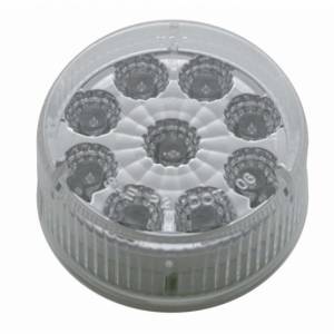 UNITED PACIFIC - UNITED PACIFIC - 38852 - LUZ REFLECTOR REDONDA DE 9 LED DE 2" (LIQUIDACIÓN/MARCADOR) - LED ROJO/LENTE TRANSPARENTE - Image 3