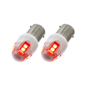 UNITED PACIFIC - 38898 - BOMBILLA DE ALTA POTENCIA 8 LED TIPO 1156 - ROJA (TARJETA DE 2)