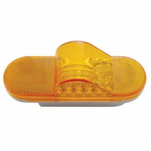 UNITED PACIFIC - 38920 - LUZ DE SEÑAL DE GIRO PARA REMOLQUE MEDIO DE 18 LED - LED ÁMBAR/LENTE ÁMBAR