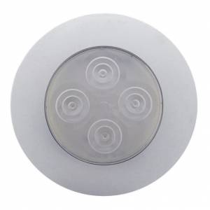 UNITED PACIFIC - UNITED PACIFIC - 38936 - LUZ DE DOMO DE 4 LED DE 1-3/4" BISEL REDONDO DE 3" LED BLANCO/LENTE TRANSPARENTE - Image 2