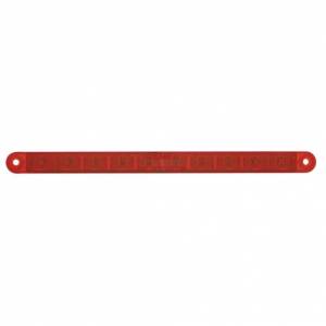 UNITED PACIFIC - UNITED PACIFIC - 38943 - BARRA DE LUCES DE 10 LED DE 9" (PARADA, GIRO Y TRASERA) - LED ROJO/LENTE ROJA - Image 2