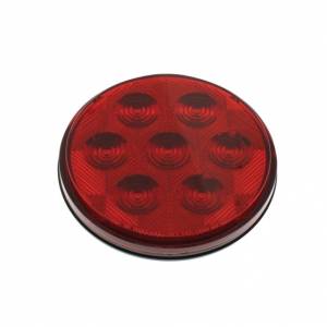 UNITED PACIFIC - UNITED PACIFIC - 39117 - LUZ DE COMPETENCIA REDONDA DE 7 LED DE 4" (PARADA, GIRO Y TRASERA) - LED ROJO/LENTE ROJA - Image 3