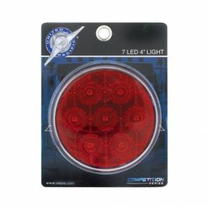 UNITED PACIFIC - UNITED PACIFIC - 39117B - LUZ DE COMPETICIÓN REDONDA DE 7 LED DE 4" (PARADA, GIRO Y TRASERA) - LED ROJA/LENTE ROJA (A GRANEL) - Image 6