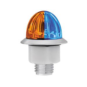 UNITED PACIFIC - UNITED PACIFIC - 39231 - LUZ DOBLE FURY MINI SANDÍA DE 4 LED DE 3/4" CON LENTE TRANSPARENTE (LIQUIDACIÓN/MARCADOR) - LED ÁMBAR Y AZUL - Image 5