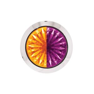 UNITED PACIFIC - UNITED PACIFIC - 39233 - LUZ DOBLE FURY MINI SANDÍA DE 4 LED DE 3/4" CON LENTE TRANSPARENTE (LIQUIDACIÓN/MARCADOR) - LED ÁMBAR Y PÚRPURA - Image 9
