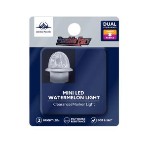 UNITED PACIFIC - UNITED PACIFIC - 39233 - LUZ DOBLE FURY MINI SANDÍA DE 4 LED DE 3/4" CON LENTE TRANSPARENTE (LIQUIDACIÓN/MARCADOR) - LED ÁMBAR Y PÚRPURA - Image 14