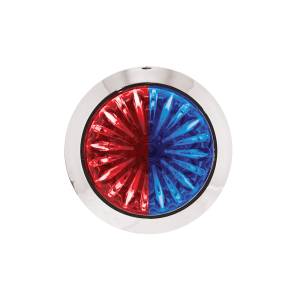 UNITED PACIFIC - UNITED PACIFIC - 39236 - LUZ DOBLE FURY MINI SANDÍA DE 4 LED DE 3/4" CON LENTE TRANSPARENTE (LIQUIDACIÓN/MARCADOR) - LED ROJO Y AZUL - Image 9