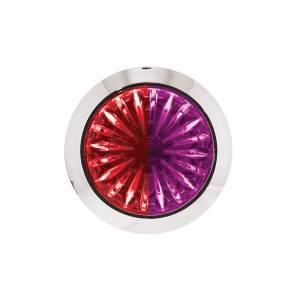 UNITED PACIFIC - UNITED PACIFIC - 39238 - LUZ DOBLE FURY MINI SANDÍA DE 4 LED DE 3/4" CON LENTE TRANSPARENTE (LIQUIDACIÓN/MARCADOR) - LED ROJO Y PÚRPURA - Image 9