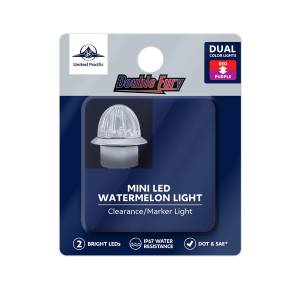 UNITED PACIFIC - UNITED PACIFIC - 39238 - LUZ DOBLE FURY MINI SANDÍA DE 4 LED DE 3/4" CON LENTE TRANSPARENTE (LIQUIDACIÓN/MARCADOR) - LED ROJO Y PÚRPURA - Image 14