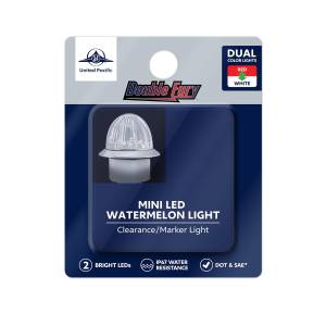UNITED PACIFIC - UNITED PACIFIC - 39239 - LUZ DOBLE FURY MINI SANDÍA DE 4 LED DE 3/4" CON LENTE TRANSPARENTE (LIQUIDACIÓN/MARCADOR) - LED ROJO Y BLANCO - Image 14