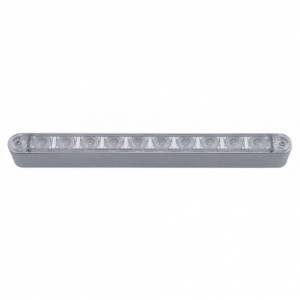 UNITED PACIFIC - UNITED PACIFIC - 39309 - BARRA DE LUCES DE 10 LED DE 9" CON BISEL (PARADA, GIRO Y COLA) - LED ROJO/LENTE TRANSPARENTE - Image 2