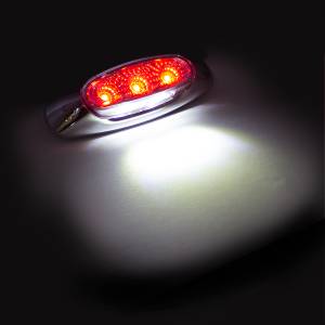 UNITED PACIFIC - UNITED PACIFIC - 39312 - LUZ REFLECTORA DE 5 LED (AUXILIAR/UTILIZACIÓN) CON LUZ DE FONDO LATERAL -LED ROJO/LENTE TRANSPARENTE (TARJETA) - Image 3