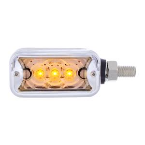 UNITED PACIFIC - UNITED PACIFIC - 39368 - LUZ DE DOBLE CARA DE 6 LED DE FUNCIÓN ÚNICA CON VISERA - MONTAJE HORIZONTAL - LED ÁMBAR Y ROJO/LENTE TRANSPARENTE - Image 5