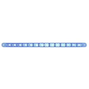 UNITED PACIFIC - 39483B - TIRA DE LUCES AUXILIARES DE 14 LED DE 12" - LED AZUL/LENTE TRANSPARENTE (A GRANEL)