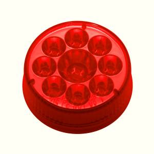 UNITED PACIFIC - UNITED PACIFIC - 39740BRK - KIT DE LUZ REFLECTOR PURO REDONDO DE 9 LED DE 2-1/2" (LIQUIDACIÓN/MARCADOR) - LED ROJO/LENTE ROJA - Image 2