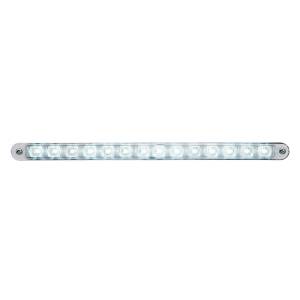 UNITED PACIFIC - UNITED PACIFIC - 39806 - TIRA DE LUCES AUXILIARES DE 14 LED DE 12" CON BISEL - LED BLANCO/LENTE TRANSPARENTE - Image 1