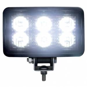 UNITED PACIFIC - 39901B - 6 LUZ DE TRABAJO RECTANGULAR LED DE ALTA POTENCIA DE 1 VATIO (A GRANEL)