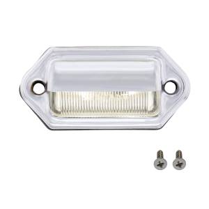 UNITED PACIFIC - 39909 - LUZ DE MATRÍCULA/LUZ DE SERVICIOS PÚBLICOS/LUZ DE MATRÍCULA CROMADA DE 2 LED BLANCOS - SERIE COMPETICIÓN