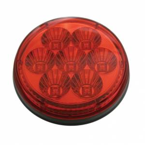 UNITED PACIFIC - UNITED PACIFIC - 39924B - LUZ REFLECTORA REDONDA DE 7 LED DE 4" (PARADA, GIRO Y TRASERA) - LED ROJA/LENTE ROJA (A GRANEL) - Image 2