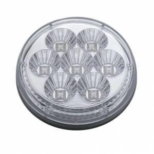 UNITED PACIFIC - UNITED PACIFIC - 39925B - LUZ REFLECTORA REDONDA DE 7 LED DE 4" (PARADA, GIRO Y TRASERA) - LED ROJA/LENTE TRANSPARENTE (A GRANEL) - Image 2