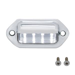 UNITED PACIFIC - UNITED PACIFIC - 39930B - 4 LUZ DE MATRÍCULA/LUZ DE SERVICIOS PÚBLICOS/LUZ DE MATRÍCULA CROMADA LED BLANCO (A GRANEL) - Image 1