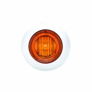 UNITED PACIFIC - UNITED PACIFIC - 39932 - MINI LUZ DE 3 LED DE 3/4" CON BISEL (LIQUIDACIÓN/MARCADOR) - LED ÁMBAR/LENTE ÁMBAR - Image 2