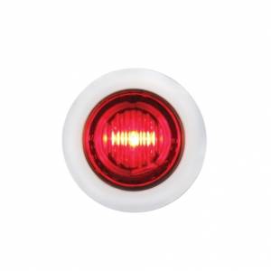 UNITED PACIFIC - UNITED PACIFIC - 39933 - MINI LUZ DE 3 LED DE 3/4" CON BISEL (LIQUIDACIÓN/MARCADOR) - LED ROJO/LENTE ROJA - Image 1