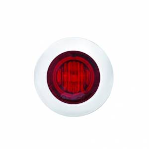 UNITED PACIFIC - UNITED PACIFIC - 39933 - MINI LUZ DE 3 LED DE 3/4" CON BISEL (LIQUIDACIÓN/MARCADOR) - LED ROJO/LENTE ROJA - Image 2
