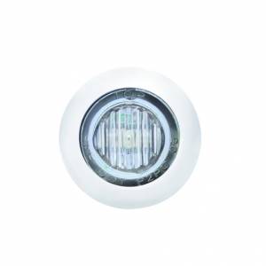 UNITED PACIFIC - UNITED PACIFIC - 39934 - MINI LUZ DE 3 LED DE 3/4" CON BISEL (LIQUIDACIÓN/MARCADOR) - LED ÁMBAR/LENTE TRANSPARENTE - Image 2