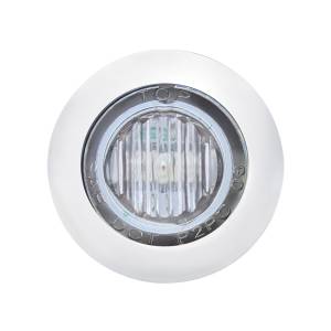 UNITED PACIFIC - UNITED PACIFIC - 39936 - MINI LUZ DE 3 LED DE 3/4" CON BISEL (LIQUIDACIÓN/MARCADOR) - LED AZUL/LENTE TRANSPARENTE - Image 2