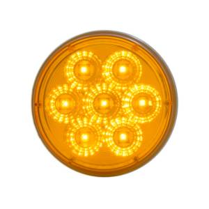 UNITED PACIFIC - 39973 - LUZ DE SEÑAL DE GIRO REFLECTORA DE 7 LED DE 4" - LED ÁMBAR/LEENTE ÁMBAR