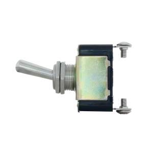 UNITED PACIFIC - UNITED PACIFIC - 40001 - INTERRUPTOR DE PALANCA DE METAL DE ENCENDIDO Y APAGADO DE 2 PINES, 10 AMP - 12 V CC CON 2 TERMINALES DE TORNILLO - Image 1