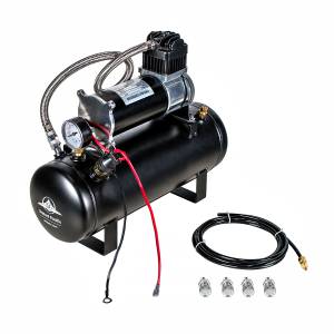 UNITED PACIFIC - 46154 - KIT DE TANQUE Y COMPRESOR DE AIRE DE TRABAJO PESADO 12 V 150 PSI - SERIE DE COMPETENCIA