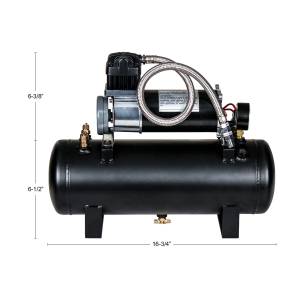 UNITED PACIFIC - UNITED PACIFIC - 46154 - KIT DE TANQUE Y COMPRESOR DE AIRE DE TRABAJO PESADO 12 V 150 PSI - SERIE DE COMPETENCIA - Image 6
