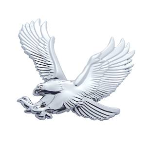 UNITED PACIFIC - UNITED PACIFIC - 50111 - ACENTO DE ÁGUILA 3D DE PLÁSTICO CROMADO - CARA IZQUIERDA - Image 1