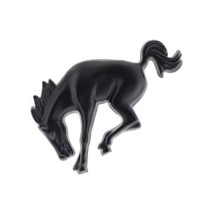UNITED PACIFIC - 50131 - EMBLEMA DE PLÁSTICO CABALLO BUCKING - NEGRO MATE