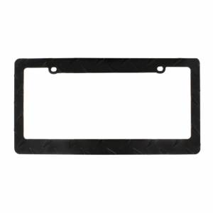 UNITED PACIFIC - 50134 - MARCO DE MATRÍCULA DIAMOND PLATE - NEGRO