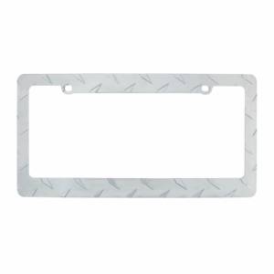 UNITED PACIFIC - UNITED PACIFIC - 50135 - MARCO DE MATRÍCULA DIAMOND PLATE - CROMADO - Image 1