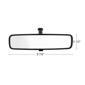 UNITED PACIFIC - UNITED PACIFIC - 60053 - CONJUNTO DE ESPEJO RETROVISOR INTERIOR NEGRO DE 10" PARA DÍA/NOCHE - MONTAJE PARA PEGAMENTO - Image 3