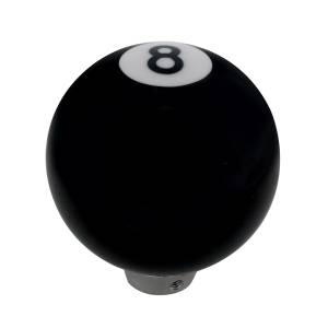 UNITED PACIFIC - 70025 - POMO DE CAMBIO DE BOLA DE PISCINA NÚMERO 8 - NEGRO BRILLANTE