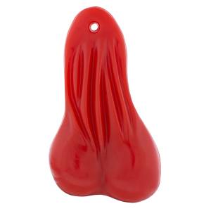 UNITED PACIFIC - 70147 - BOLAS DE GOMA PARA COLGAR BAJO, GRANDES, DE 8-1/4" DE ALTO - ROJO