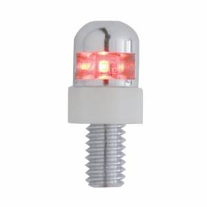 UNITED PACIFIC - UNITED PACIFIC - 70302 - SUJETADORES DE PLACA DE MATRÍCULA DE LED SIMPLE - LED ROJO (PAQUETE DE 2) - Image 1