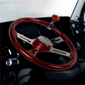 UNITED PACIFIC - UNITED PACIFIC - 70365 - GIRADOR DE VOLANTE DE TRABAJO PESADO - ROJO CARAMELO - Image 6