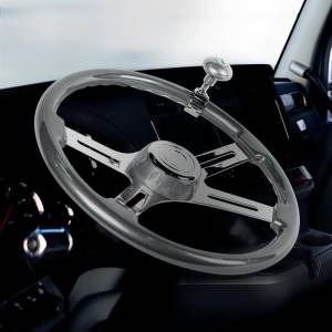 UNITED PACIFIC - UNITED PACIFIC - 70366 - GIRADOR DE VOLANTE DE TRABAJO PESADO - PLATA LÍQUIDA - Image 5