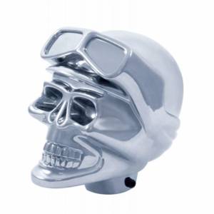 UNITED PACIFIC - 70629B - SÓLO POMO DE CAMBIO DE ENGRANAJES SKULL BIKER - CROMADO (A GRANEL)