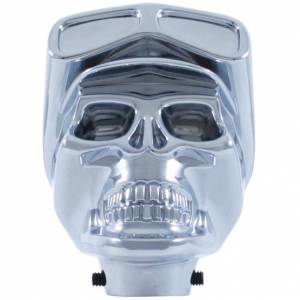 UNITED PACIFIC - UNITED PACIFIC - 70629B - SÓLO POMO DE CAMBIO DE ENGRANAJES SKULL BIKER - CROMADO (A GRANEL) - Image 2