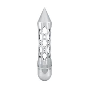 UNITED PACIFIC - 70639 - POMO DE CAMBIO DE ENGRANAJES ESTILO DAYTONA CON ADAPTADOR DE 5/16"-24 PARA VEHÍCULOS DE PASAJEROS Y CAMIONES - CROMADO